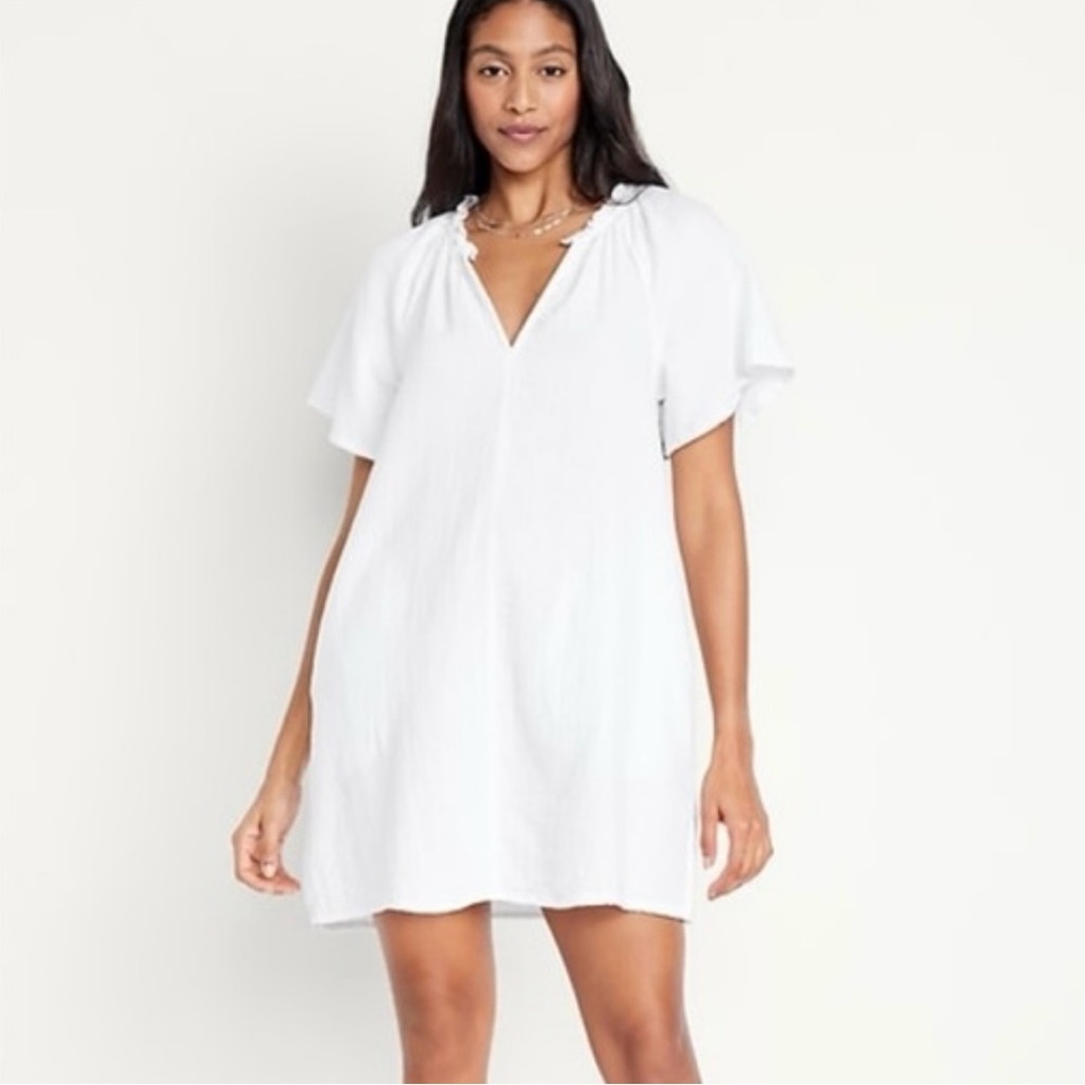 🆕 Boho White Dress Old Navy